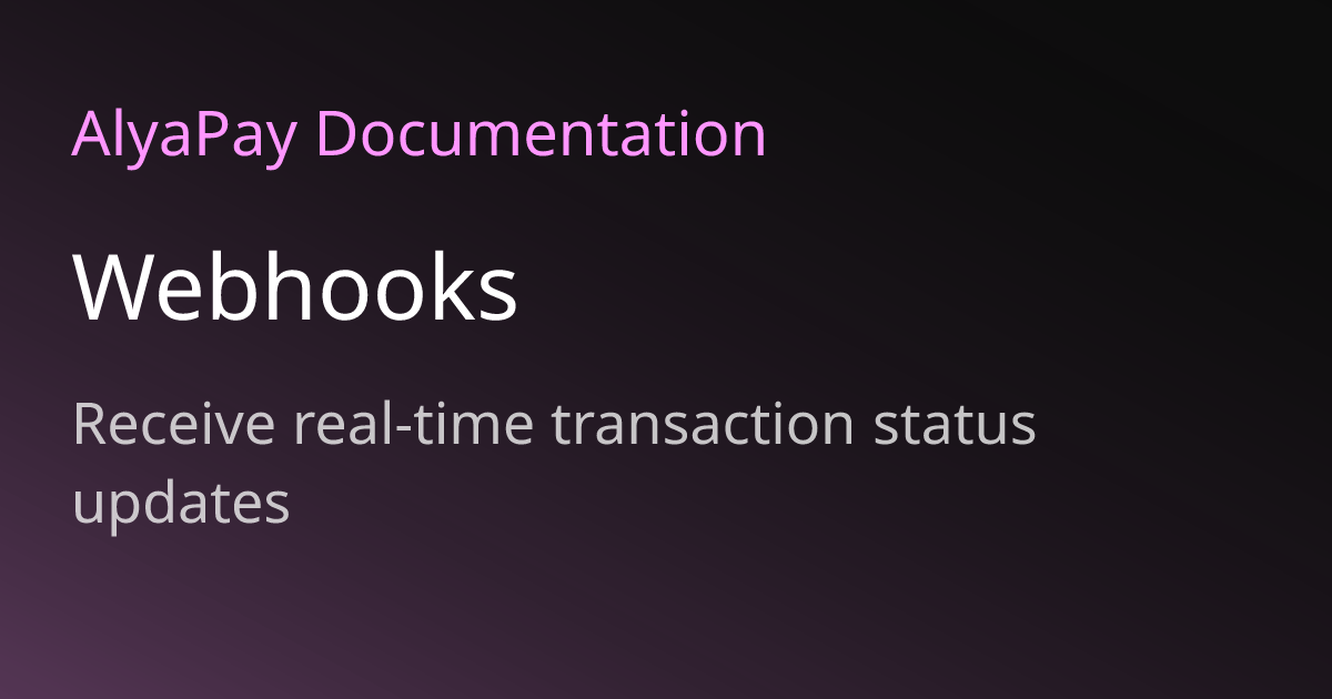 Webhooks